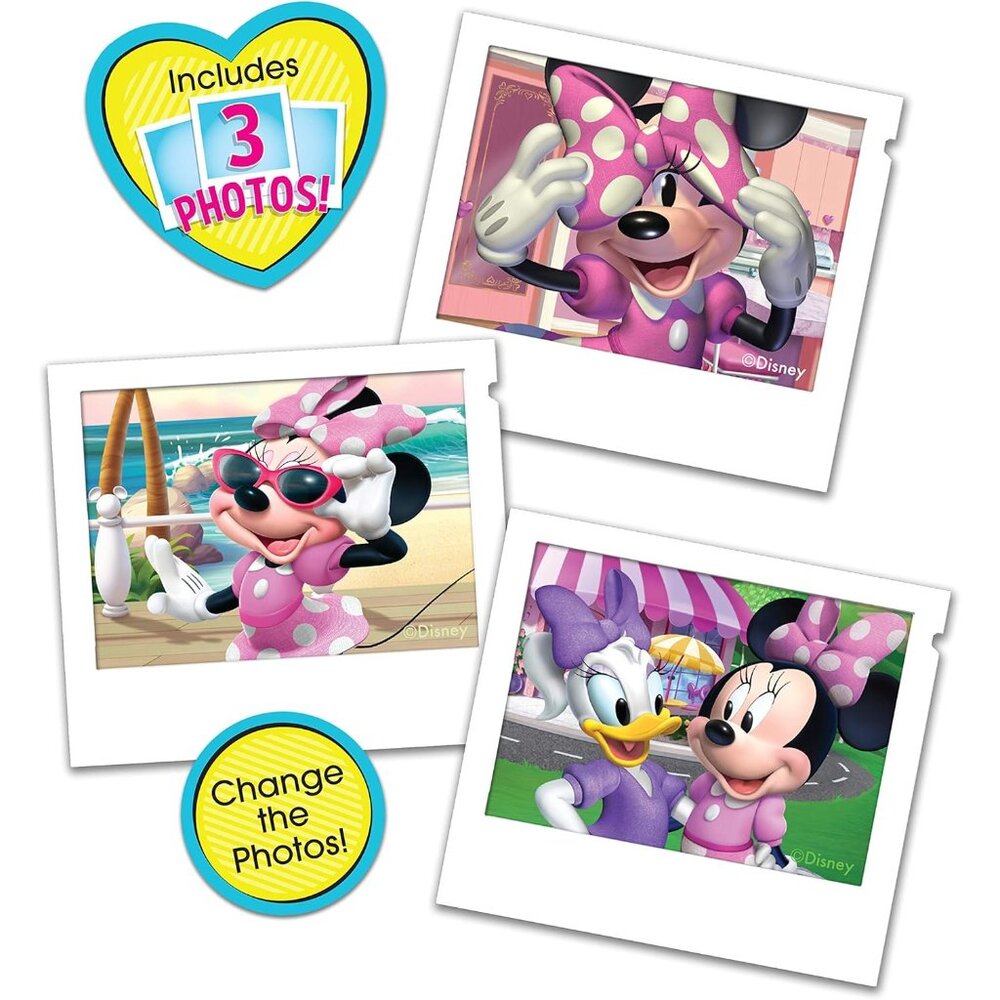 Disney Junior Minnie Picture Perfect Play Camera W/ Lights & Sounds For Ages 3+ - Picture 4 of 4